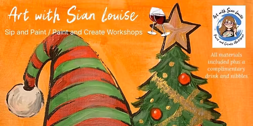 Christmas Gonk - Sip and Paint workshop