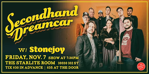 Secondhand Dreamcar w\/ Stonejoy