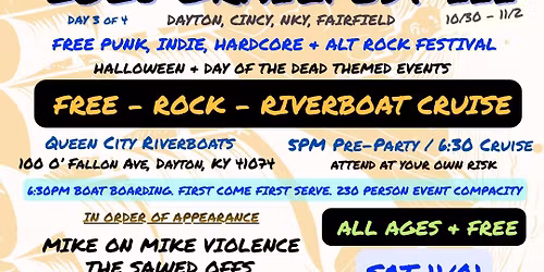 \ud83c\udff4\u200d\u2620\ufe0f11\/1 \ud83d\ude32 FREE RIVERBOAT CRUISE - ALL AGES ROCK FEST (GRAILFEST III)