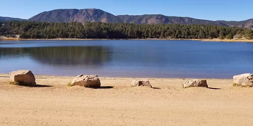 Monument Lake restroom - ribbon cutting