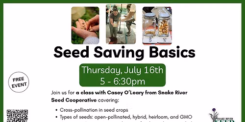 Seed Saving Basics