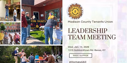 MCTU Leadership Team Meeting - January