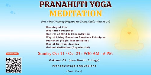Oakland 1-Day Meditation Class (Free)