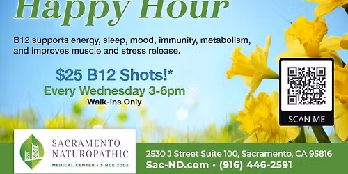 Vitamin B12 & other nutrients Happy Hour