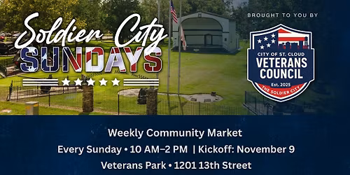 Soldier City Sundays - Community Market