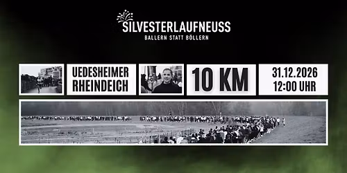 12. Silvesterlauf Neuss 2026 - Ballern statt B\u00f6llern! \ud83d\ude80