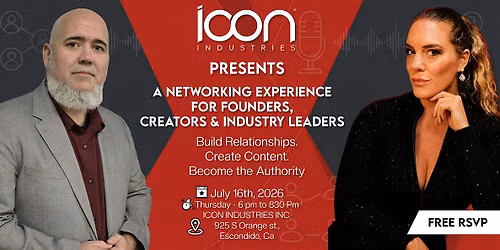 The Iconic Social - Networking Experience for Founders, Creators & Leaders
