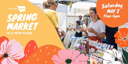 San Diego Made Spring Market in La Mesa Village