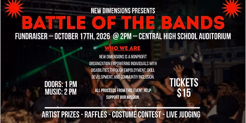 New Dimensions: BATTLE OF THE BANDS