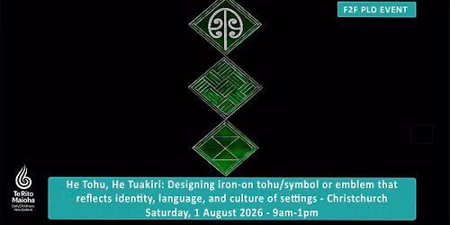 He Tohu, He Tuakiri: Designing iron-on tohu\/symbol or emblem that reflects identity, language, and c