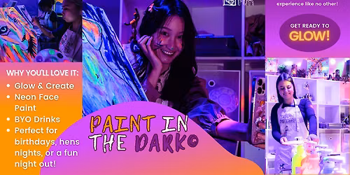 Paint in the Dark\u00a9 - UV Light Disco Party