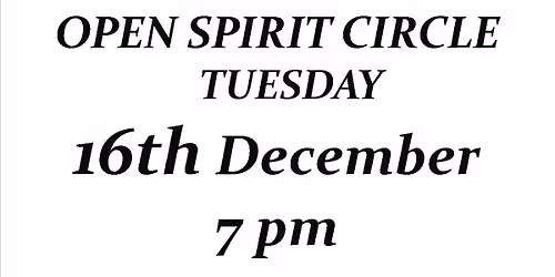 THE LAST CIRCLE TILL AFTER CHRISTMAS 16TH DECEMBER
