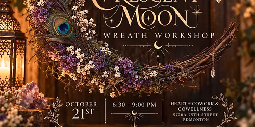 Crescent Moon Wreath Workshop 
