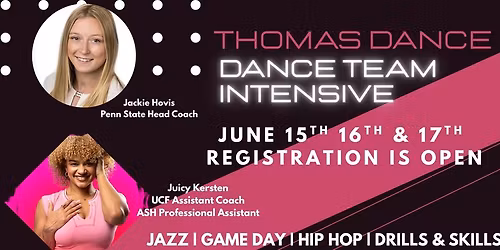 Thomas Dance Studio Dance Team Intensive 