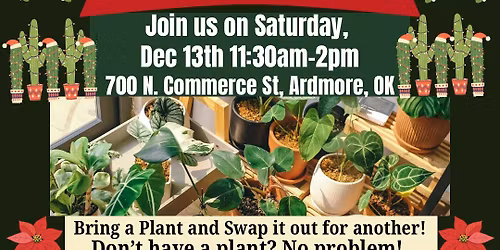 Plant Swap at PJ\u2019s Plants and Nutrition 