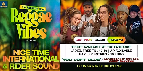 The return of real REGGAE VIBES