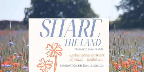 Sharing Ideas on Sharing the Land