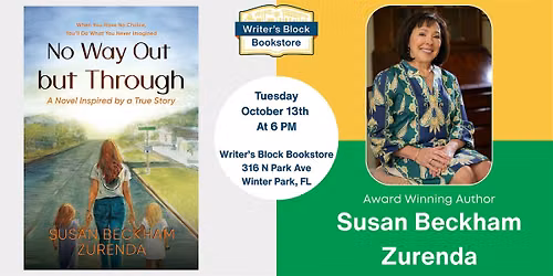 Author Talk: Susan Beckham Zurenda's 'No Way Out but Through'