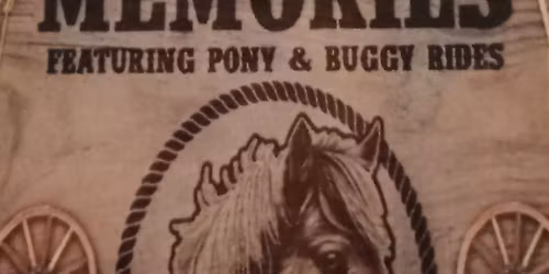 Pony rides with Cookie, the pony