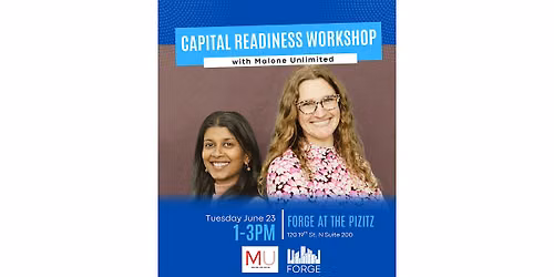 Capital Readiness Workshop with Malone Unlimited