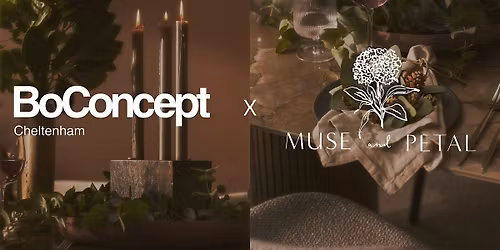 Christmas Floral Styling with Muse and Petal X BoConcept Cheltenham