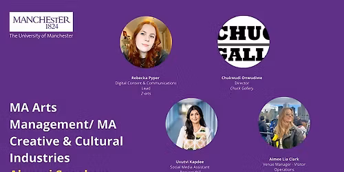 MA Arts Management and MA Creative & Cultural Industries Careers Event