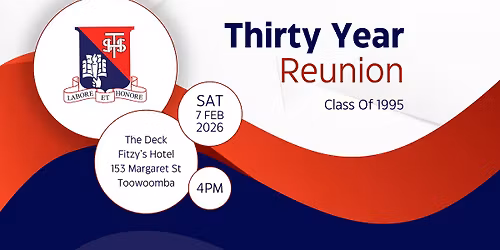 TSHS Mt Lofty - Class of 95 Thirty Year Reunion