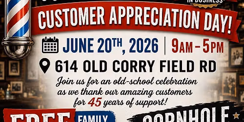 45th year celebration\/ customer appreciation day