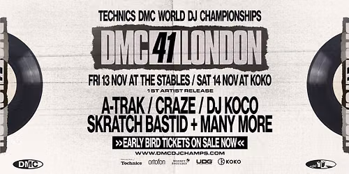 2026 DMC World DJ Championships presented by Technics | London