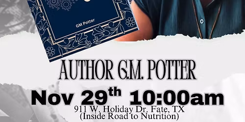 Book signing event with Author G.M. Potter