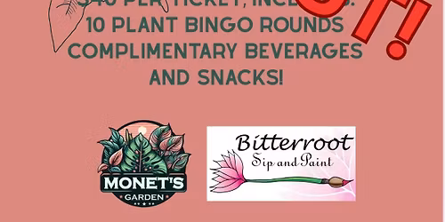Plant Bingo at Bitterroot!