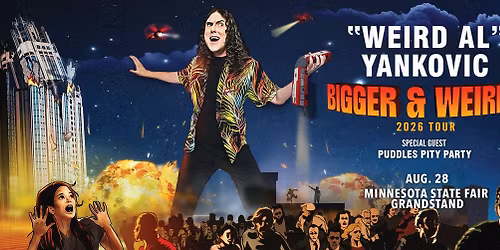 \u201cWeird Al\u201d Yankovic: Bigger & Weirder 2026 Tour at the Minnesota State Fair Grandstand