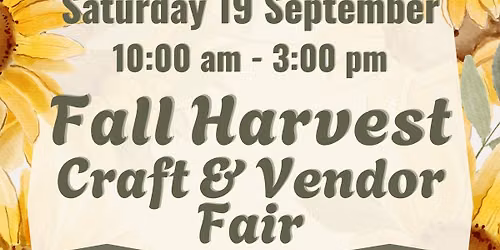 Fall Harvest Craft and Vendor Fair
