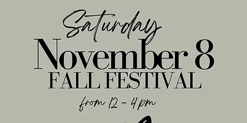 The Animal Doctor 5th Annual: Fall Festival
