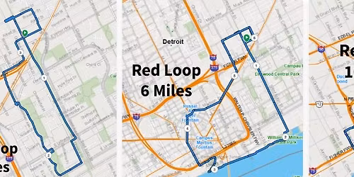 RUNdetroit Group Run- Red Loop Saturdays at 8am