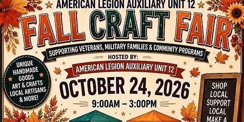 American Legion AUX Unit 12 Fall Craft Fair