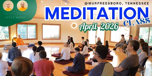 Meditation Class @Murfreesboro, Tennessee April 2026