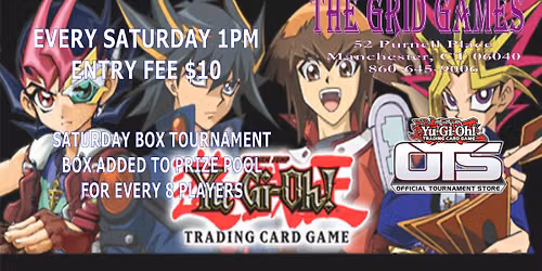 Saturday Weekly Win A Box Yu-Gi-Oh! Tournament At The Grid Games
