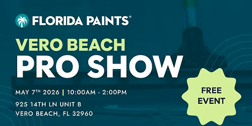 FREE Floor Coatings Pro-Show | Florida Paints Vero Beach
