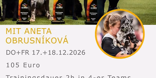 AgilitySeminar mit Aneta Obrusn\u00edkov\u00e1