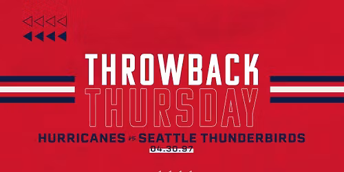 Lethbridge Hurricanes vs. Seattle Thunderbirds