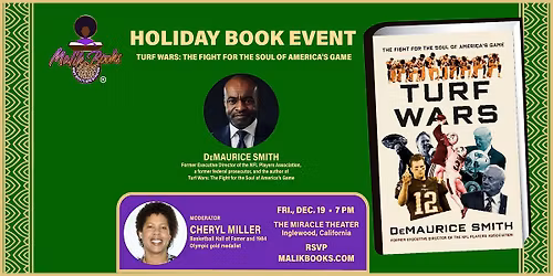 Holiday Book Event - Turf Wars: The Fight for the Soul of America's Game