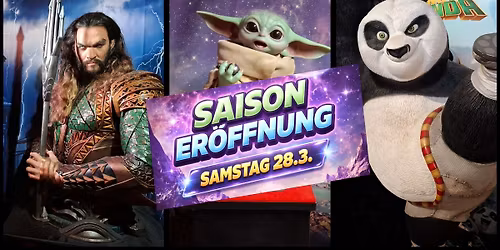 Saison Opening Filmfigurenausstellung Weiden mit \u00fcber 200 Lifesize Expon. Iron Man,Harry Potter uv