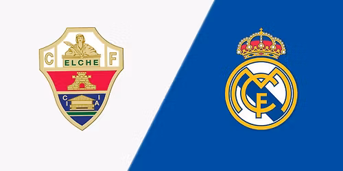 Real Madrid vs Elche CF at Estadio Santiago Bernabeu