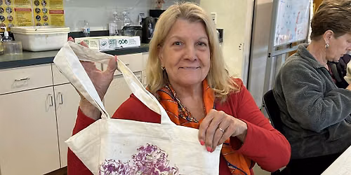 Seasonal Crafting for Seniors: Floral Tote Bags