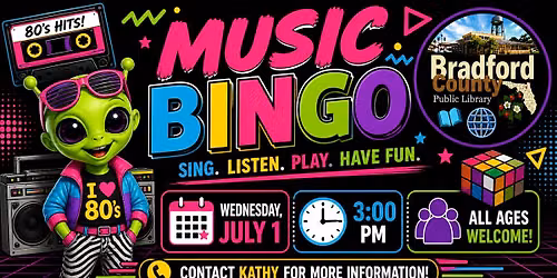Music Bingo ~ All Ages