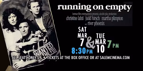 Running On Empty at Salem Cinema