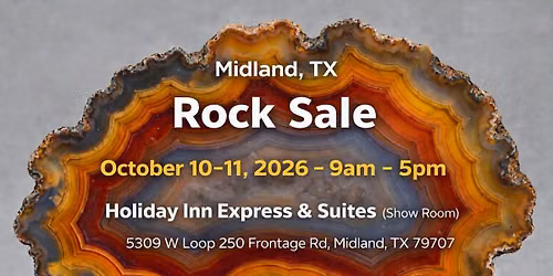 Gem \u2022 Mineral \u2022 Fossil \u2022 Collector Showcase Oct 10-11 (9am\u20135pm) \u2014 (Midland, TX)