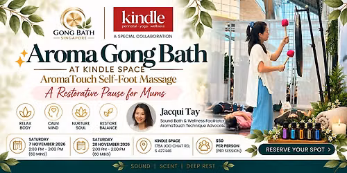Aroma Gong Bath \u2014 A Restorative Pause for Mums