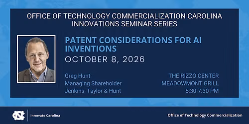 OTC Seminar Series: Patent Considerations for AI Inventions